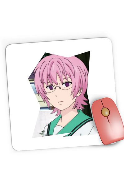 OEM Mousepad Gaming Saiki K Transgender LGBT Anime, 21x19 cm