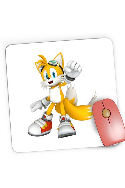 OEM Mousepad Gaming Tails Sonic Free Riders Mega Chaos, 21x19 cm