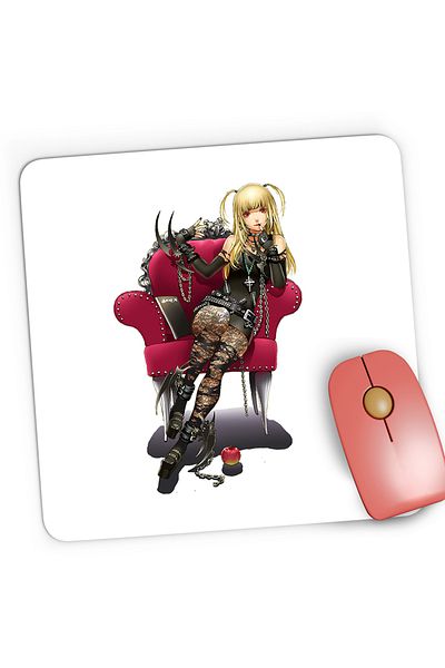 OEM Mousepad Gaming Death Note Misa Amane Throne Ispita, 21x19 cm