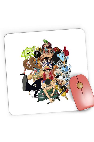 OEM Mousepad Gaming All Crew Gang One Piece Echipaj Pirati, 21x19 cm