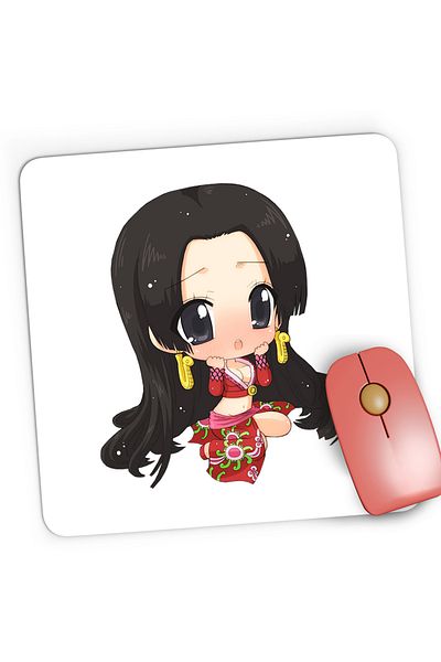 OEM Mousepad Gaming One Piece Boa Hancock Warlord Anime Manga, 21x19 cm