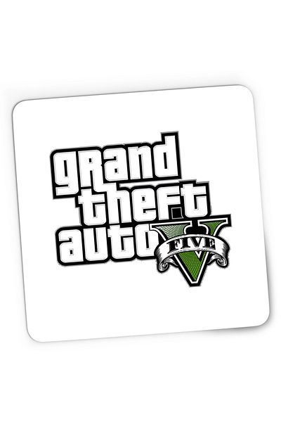 OEM Mousepad Gaming Grand Theft Auto Logo GTA, 21x19 cm