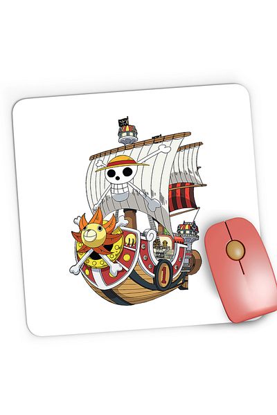 OEM Mousepad Gaming One Piece Corabie Pirati Marinar Luffy Anime, 21x19 cm