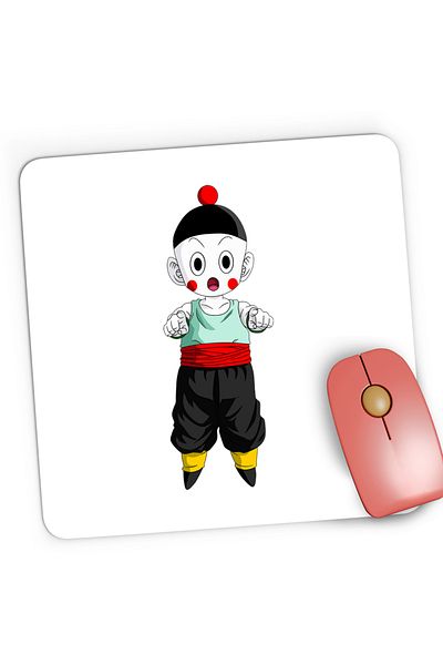 OEM Mousepad Gaming Dragon Ball Z Chiaotzu Joker Clovn, 21x19 cm
