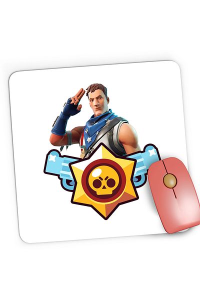 OEM Mousepad Gaming Fortnite Battle Royale Brawl Stars, 21x19 cm