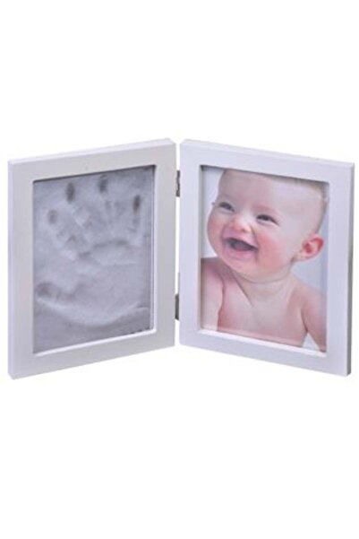 Jumbo Ramă foto din lemn pentru bebeluși cu imprimeu 11,4 x 16,4 cm