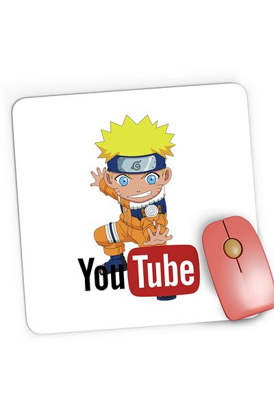 OEM Mousepad Gaming Naruto Youtube Creator Shippuden Anime Manga, 21x19 cm