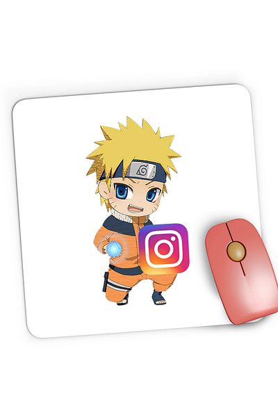 OEM Mousepad Gaming Naruto Instagram Creator Akatsuki Anime Manga, 21x19 cm