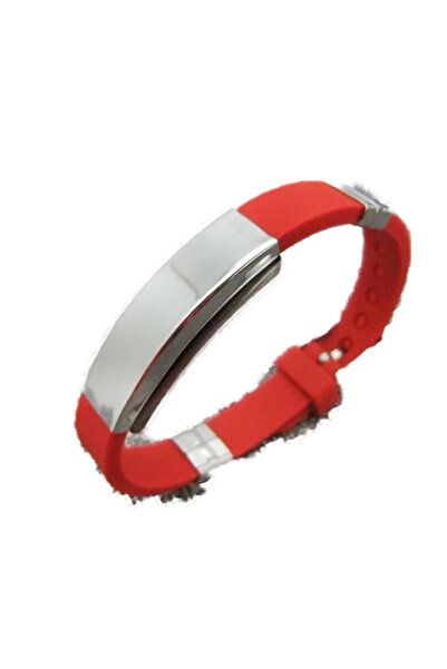 dalimag Adjustable Bracelet, Strap System, Silicone, Red, 22 cm