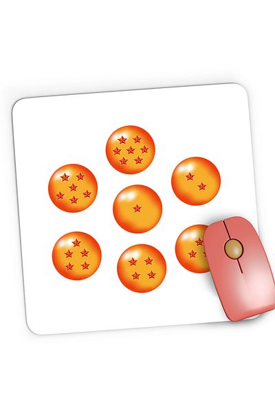 OEM Mousepad Gaming DragonBall Z Power Balls Anime Manga, 21x19 cm