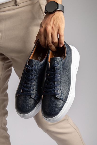 maximoda Genuine Leather, Thick High Sole, Stitched, Inner Outer Leather Men's Shoes