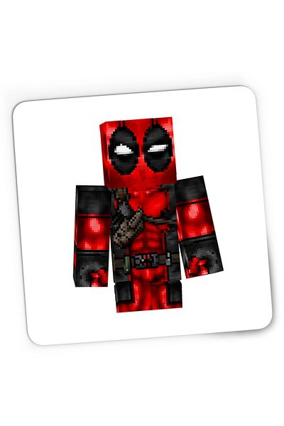 OEM Mousepad Gaming Deadpool Minecraft Roblox Skin, 21x19 cm