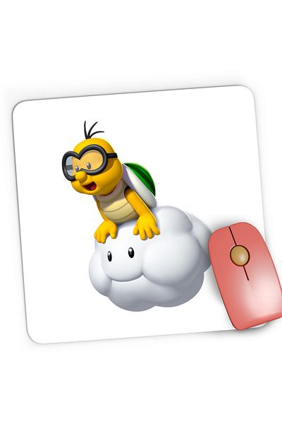OEM Mousepad Gaming Super Mario Bros Norisor Albina 3D Kart, 21x19 cm