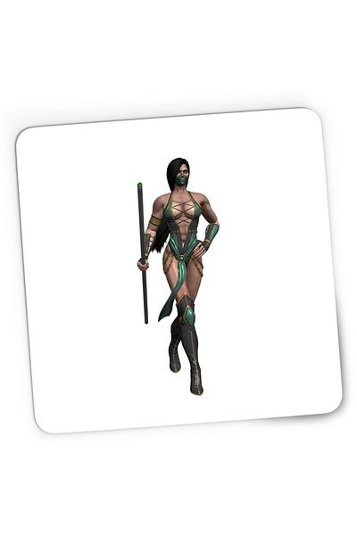 OEM Mousepad Gaming Mortal Kombat Jade Green Diamond Game, 21x19 cm