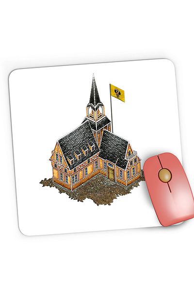 OEM Mousepad Gaming Age of Empires Joc Strategie Cladire PS4, 21x19 cm