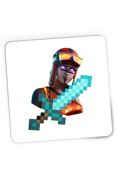 OEM Mousepad Gaming Blaze Fortnite Minecraft Diamond Sabie, 21x19 cm