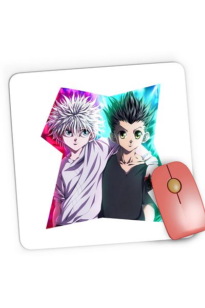 OEM Mousepad Gaming Hunter x Hunter Gon Killua Friends, 21x19 cm