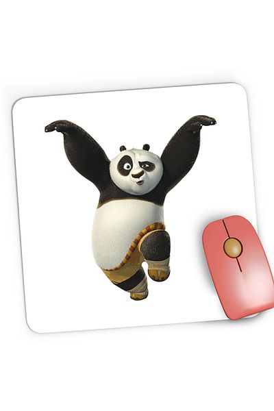OEM Gaming Mousepad Kung Fu Panda Po Attack of the Crane, 21x19 cm