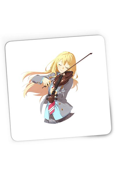 OEM Mousepad Gaming Your Lie in April Kaori Vioara Violonista, 21x19 cm