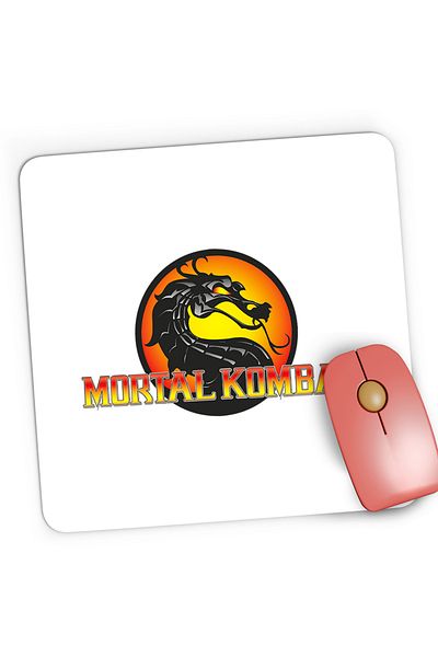 OEM Mousepad Gaming Mortal Kombat Logo Emblem PS4 Gaming, 21x19 cm