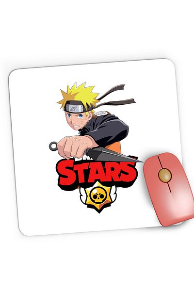 OEM Mousepad Gaming Naruto Brawl Stars Master Game Play, 21x19 cm