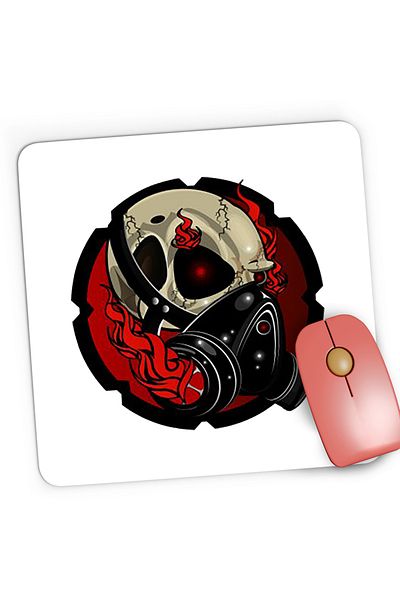 OEM Mousepad Gaming Grand Theft Auto Gas Mask GTA, 21x19 cm