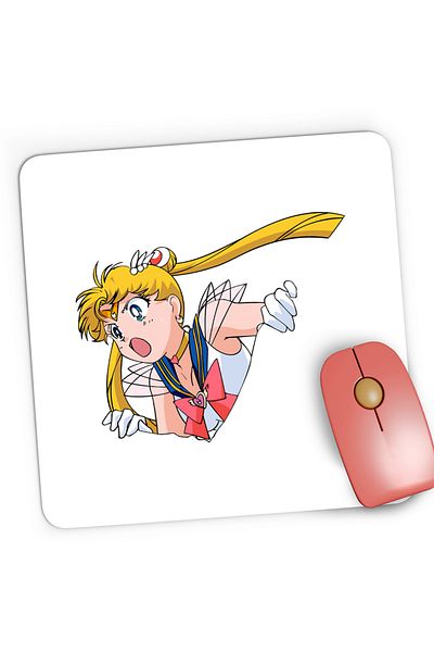 OEM Mousepad Gaming Sailor Moon Usagi Tsukino Anime Manga, 21x19 cm