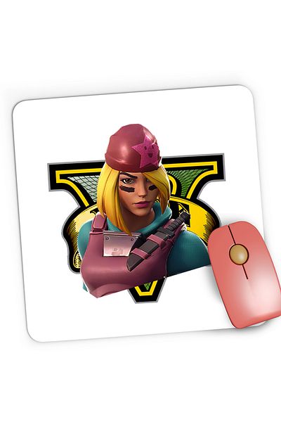 OEM Mousepad Gaming Skully Fortnite GTA V, 21x19 cm