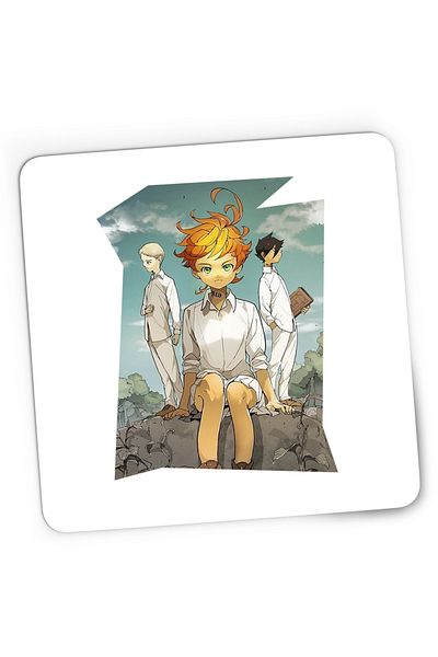 OEM Mousepad Gaming The Promised Neverland Emma Ray Norman Zid, 21x19 cm