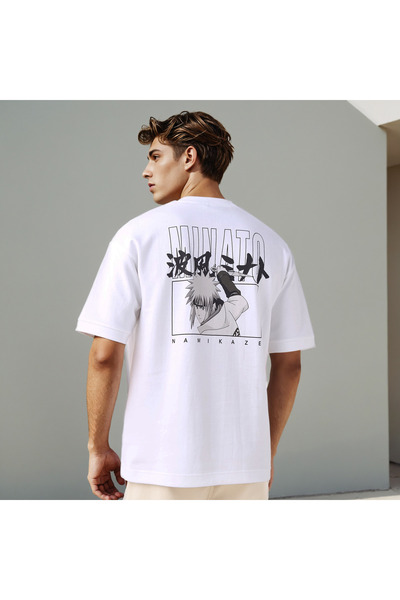 SP Characters Naruto Print Crew Neck T-shirt