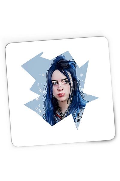 OEM Mousepad Gaming Billie Eilish I Love You, 21x19 cm