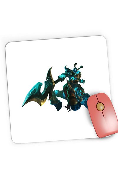 OEM Mousepad Gaming League of Legends Hecarim Dragon Centaur LoL, 21x19 cm