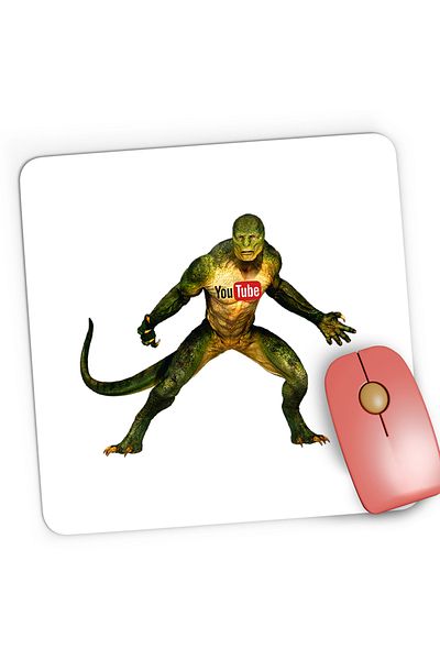 OEM Mousepad Gaming Mortal Kombat Connors Reptile GTA Youtube Insta, 21x19 cm