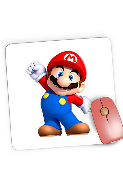 OEM Mousepad Gaming Super Mario Bros Superstar Saga 3D Kart, 21x19 cm