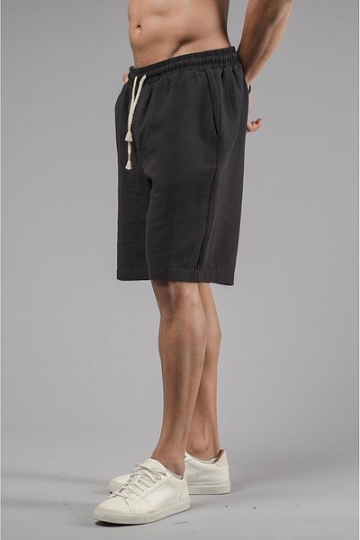 king brich Regular Fit Men's Muslin Shorts