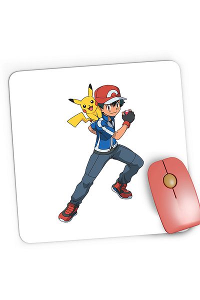 OEM Mousepad Gaming Pokemon Go Ash Pikachu TikTok Tik Tok, 21x19 cm