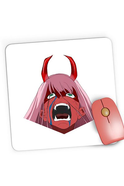 OEM Mousepad Gaming Darling in the FranXX Zero Two Rage Anime, 21x19 cm