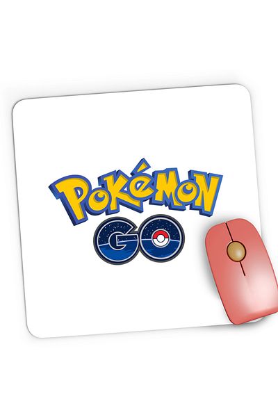 OEM Mousepad Gaming Pokemon Go Logo Emblem Game, 21x19 cm