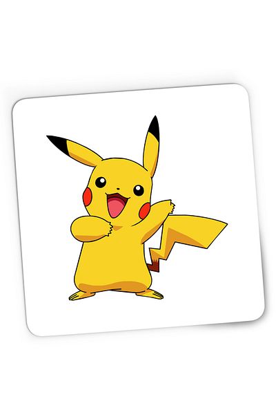 OEM Mousepad Gaming Pokemon Go Pikachu Youtube Card, 21x19 cm