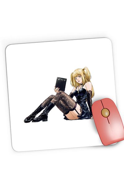OEM Mousepad Gaming Death Note Misa Amane Fan Art Anime, 21x19 cm