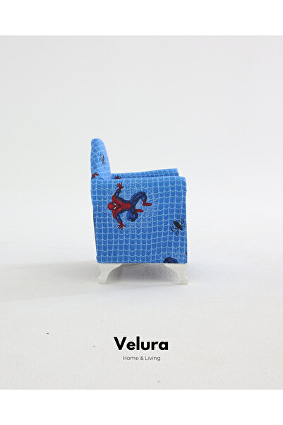 Velura Home & Living Çocuk Koltuğu & Örümcek Adam Desenli