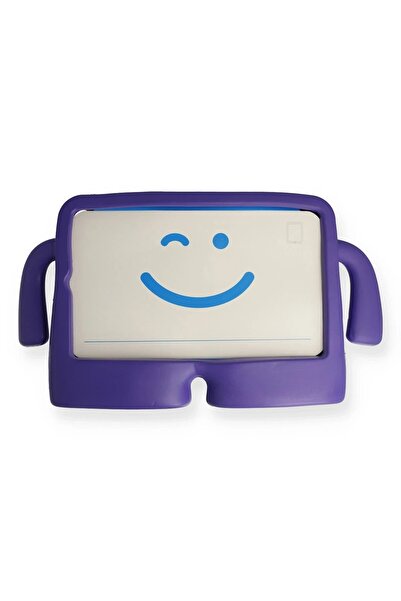 CepteToptan Myt09 Samsung Galaxy Tab A9 Case Character Tablet Silicone - Purple