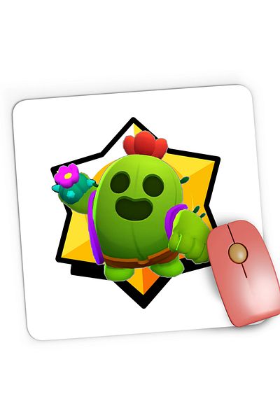 OEM Mousepad Gaming Spike Hello Brawl Stars, 21x19 cm