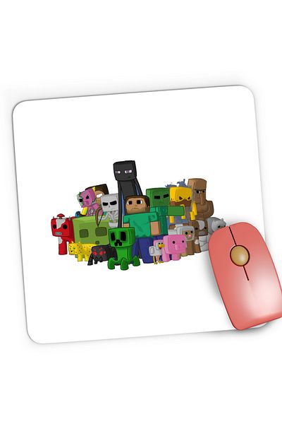 OEM Mousepad Gaming Minecraft Everybody, 21x19 cm