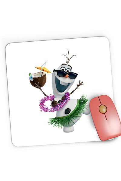 OEM Mousepad Gaming Elsa Frozen Olaf Tiktok Star Hula, 21x19 cm