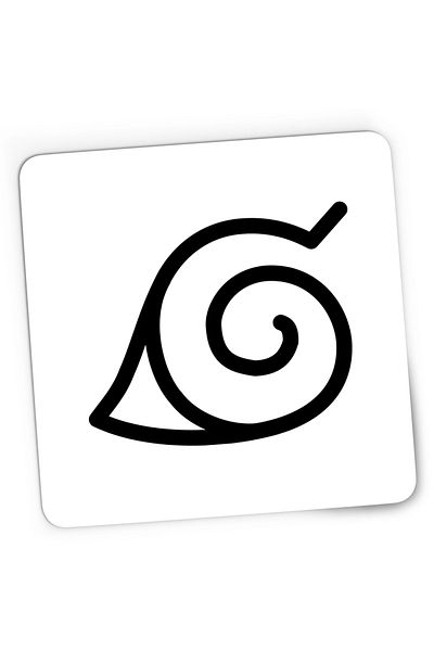 OEM Mousepad Gaming Naruto Simbol Hidden Leaf Anime, 21x19 cm