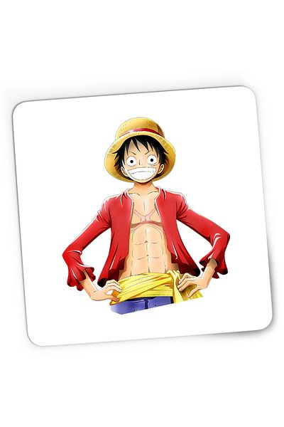 OEM Mousepad Gaming Monkey D Luffy One Piece Anime Straw Hat, 21x19 cm