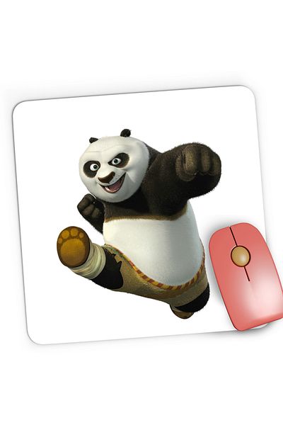 OEM Mousepad Gaming Kung Fu Panda Bruce Lee Martial Arts, 21x19 cm