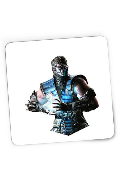 OEM Mousepad Gaming Mortal Kombat Holding Chackra Blue Magic Armour, 21x19 cm