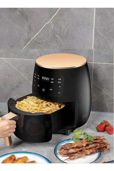 Primo Plus Healthy Oil-Free Air Fryer, Electric Air Fryer for Frying/Grilling/Baking/Roasting, 6L Capacity, 240